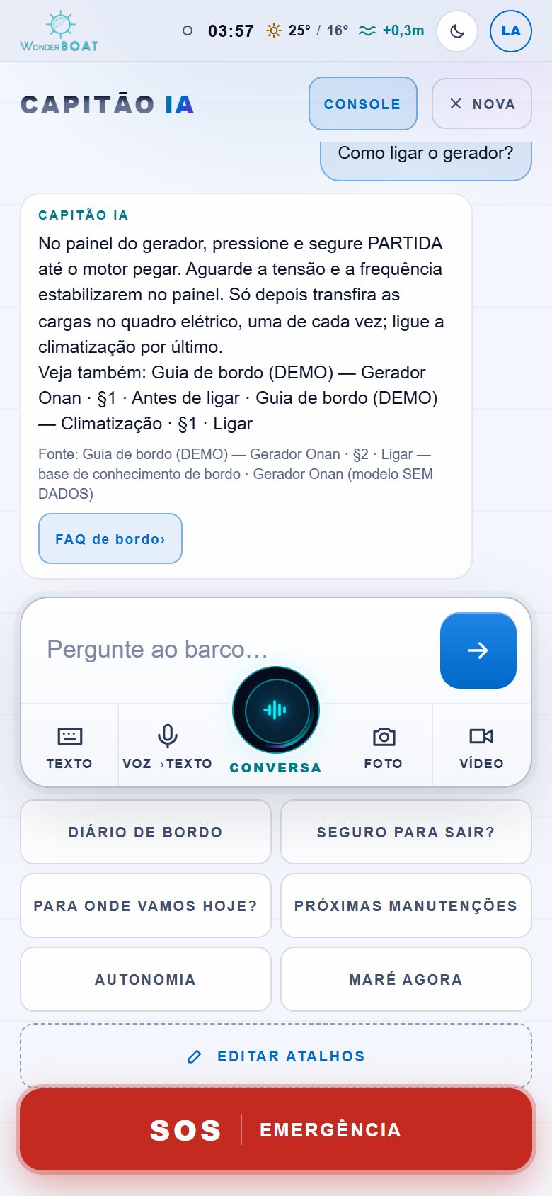 Resposta com fonte